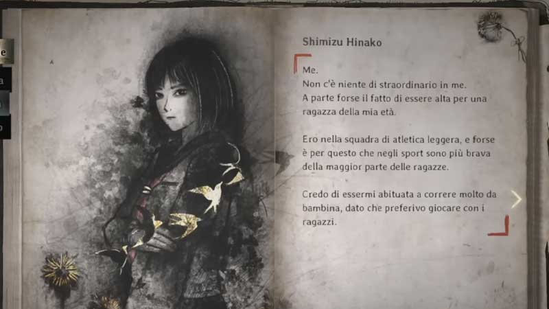 Shimizu Hinako personaggio principale di Silent Hill f