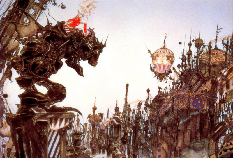 Final Fantasy VI Cover Concept Art