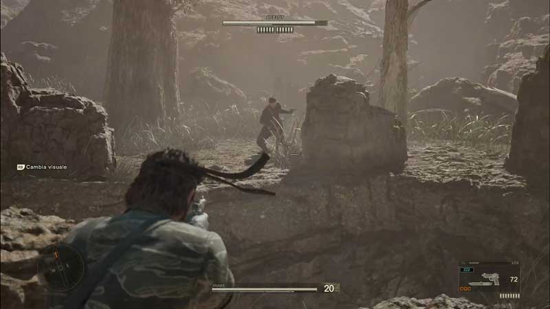 guida ocelot metal gear boss snake eater