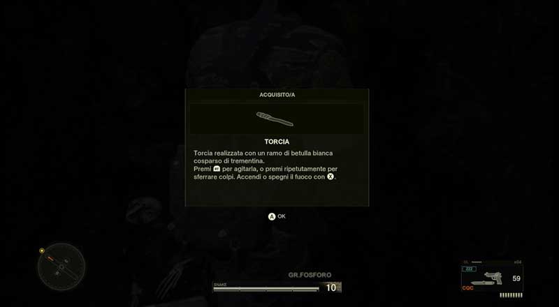 metal gear torcia delta guida completa