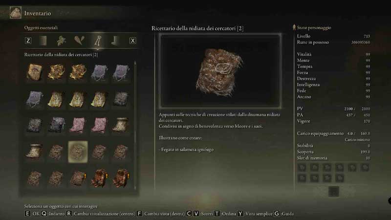 dove trovare il ricettario della nidiata di cacciatori 2