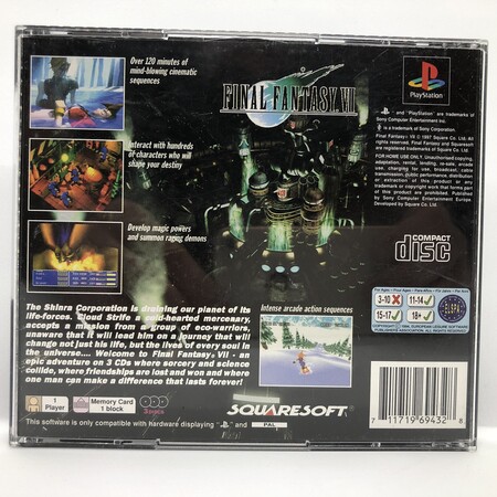 FF VII retro cover