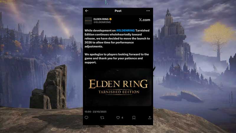 Elden Ring Tarnished Edition rinviato ufficialmente elden ring tarnished edition rinviato al 2026