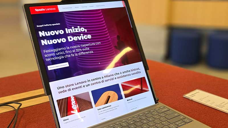 lenovo vertiflex prototipo schermo allungabile