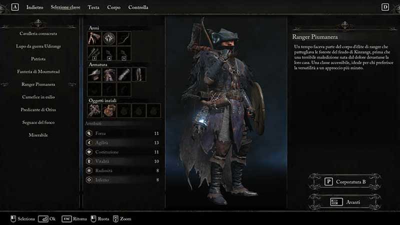 lotf classi da usare in game