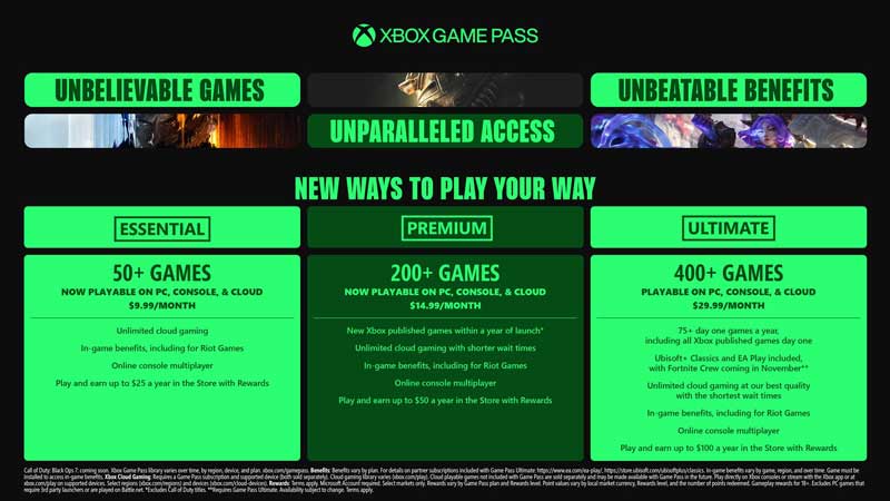 gamepass-aumentoultimate xbox game pass aumento prezzo