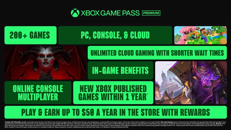 xbox game pass aumento premium
