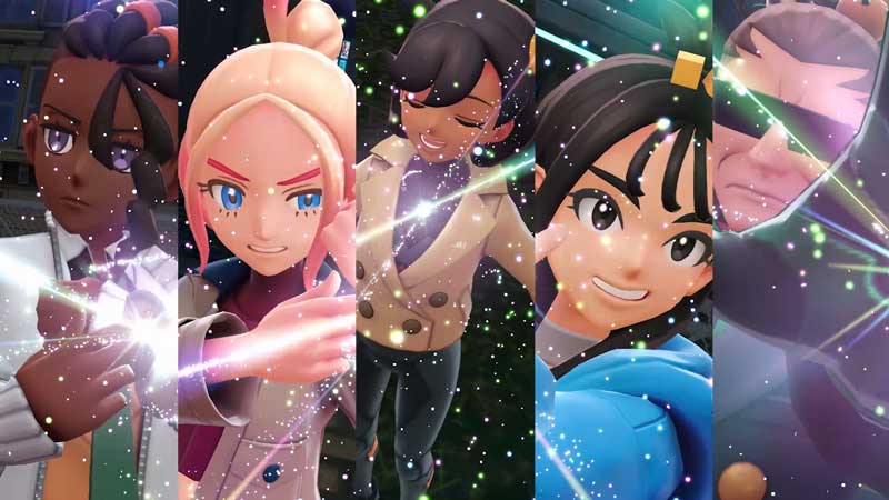 Leggende Pokemon Z-A personaggi