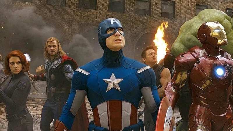 Scena film Avengers 2012