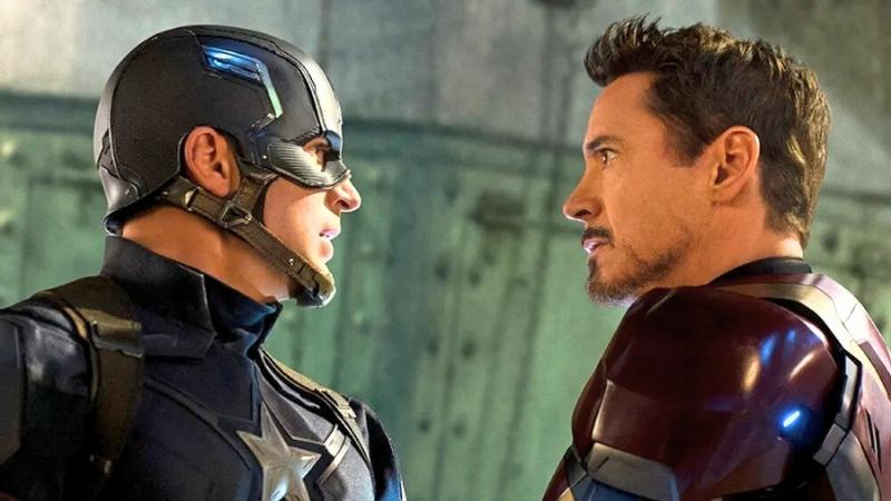 Cap e Stark da Captain America Civil War
