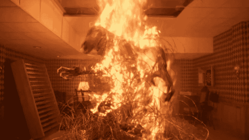 Demogorgone in fiamme