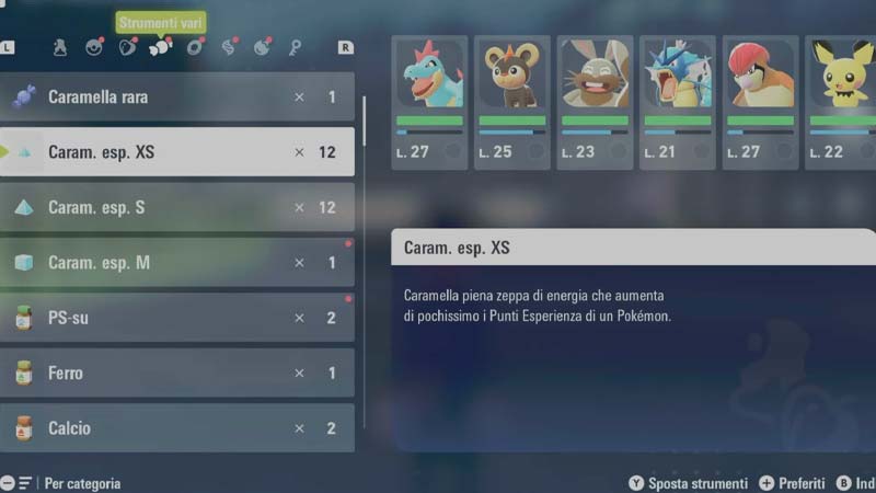 Pokemon Z-A fare exp velocemente