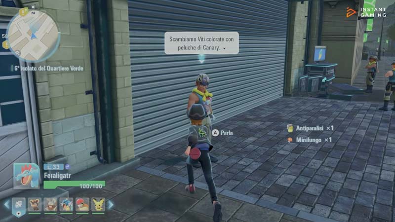 dove scambiare le viti colorate in pokemon z-a