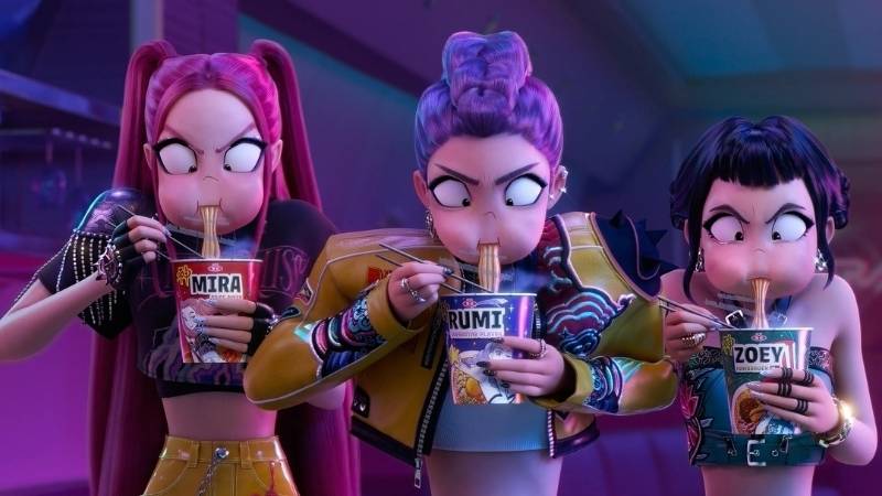 scena dal film kpop demon hunter