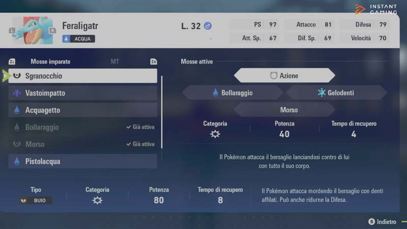 pokemon z-a scegliere le mosse del tuo pokemon