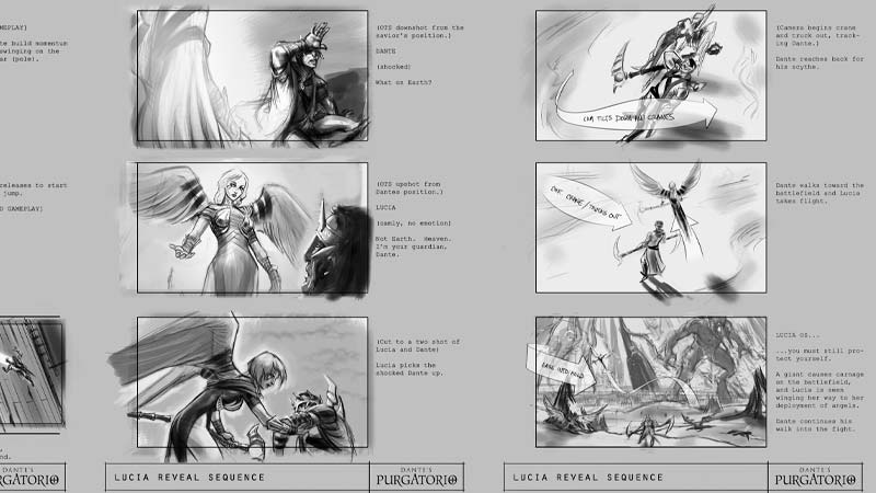 la sequenza di lucia in dante's purgatorio