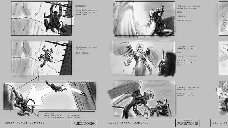 dante's purgatorio sequenza di lucia sequel cancellato
