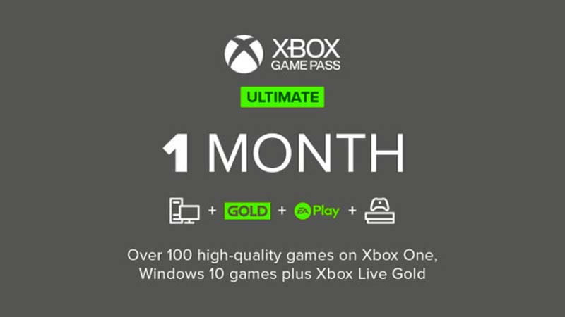 1 mese di xbox game pass ultimate