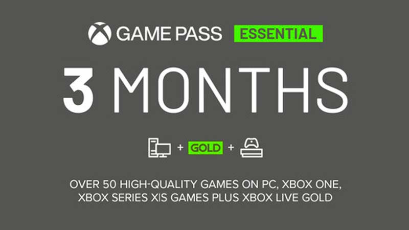 xbox game pass essential 3 mesi a prezzo bassissimo
