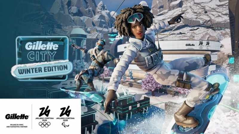 Gillette porta le Olimpiadi su Fortnite nuova mappa da record Gillette porta le Olimpiadi su Fortnite nuova mappa da record
