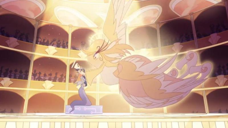Ser Pentious davanti a Parola in Hazbin Hotel Stagione 2