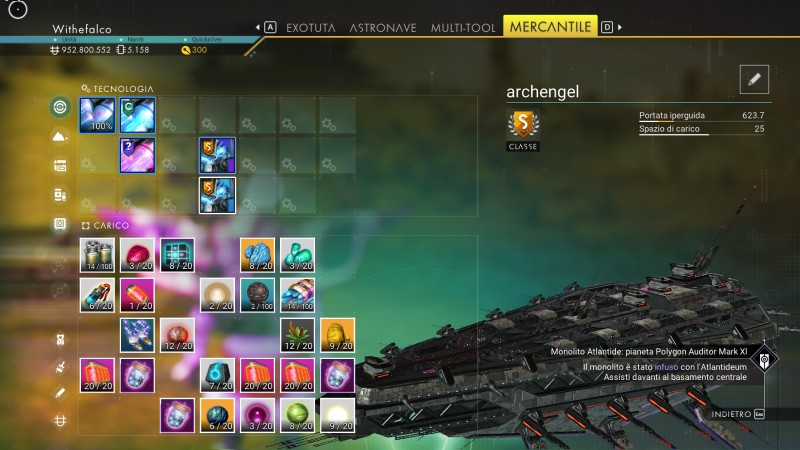 No Man's Sky guida completa per l'aumento degli slot inventario mercantile