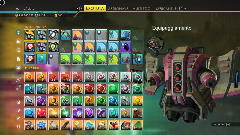 No Man's Sky guida completa per l'aumento degli slot inventario inventario