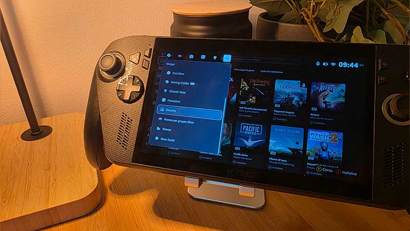 rog xbox ally x recensione completa top games italia handheld