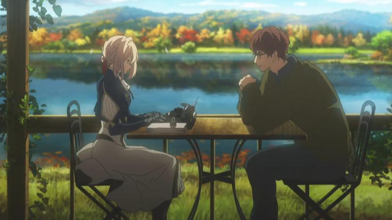 Violet Evergarden a lavoro