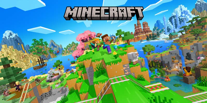 10 videogiochi senza stress per senza mani semplici da giocare in famiglia amici o fidanzata Minecraft in modalità creativa