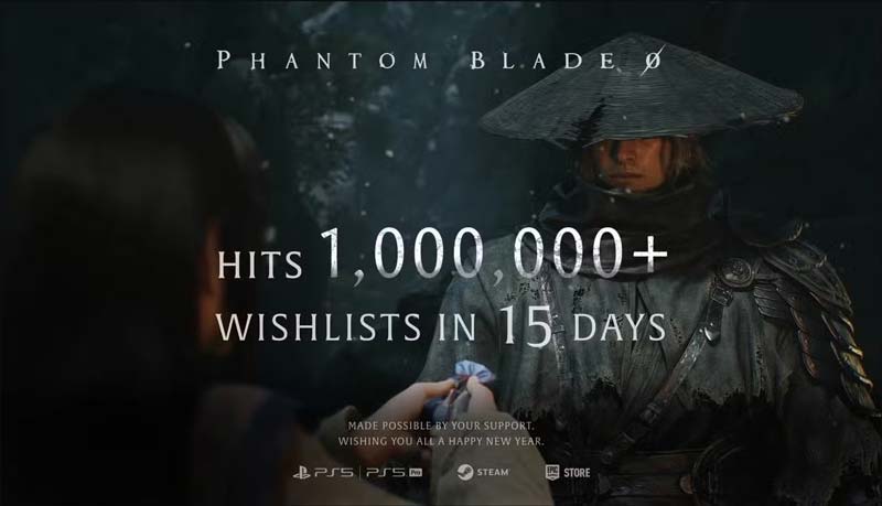 Phantom Blade Zero 0 raggiunge 1 milione di wishlist