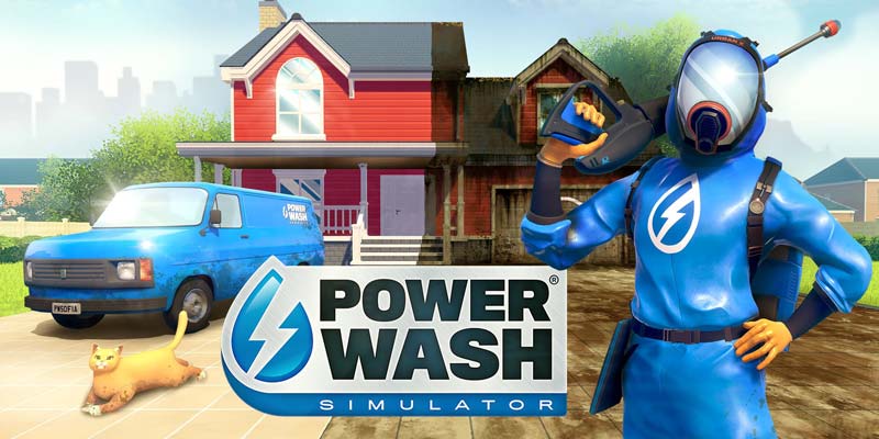 10 videogiochi senza stress per senza mani semplici da giocare in famiglia amici o fidanzata powerwash simulator