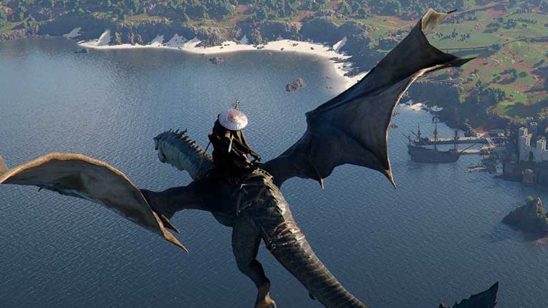 come volare con un drago in crimson desert