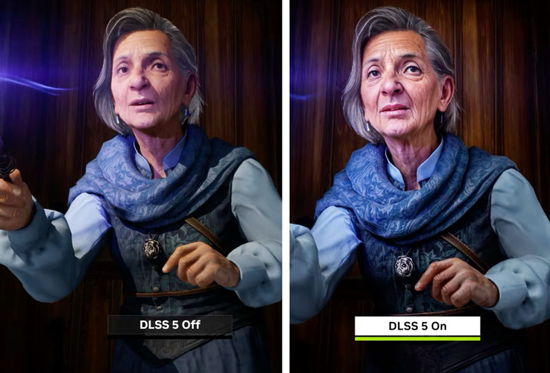 nvidia presenta il DLSS 5 in arrivo in autunno quello che sappiamo hogwarts legacy