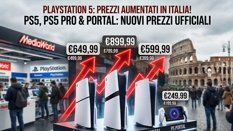 ps5 in aumento