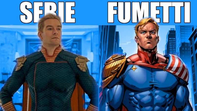 serie vs fumetto the boys