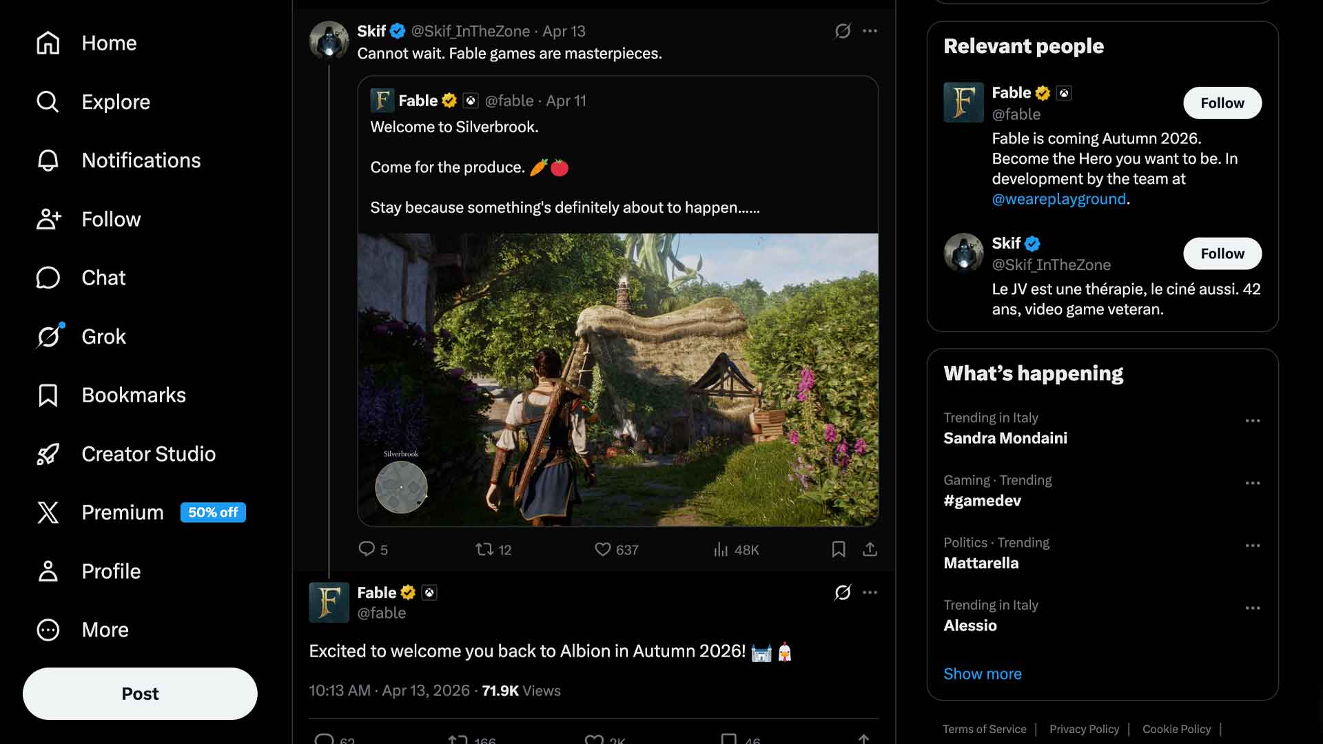 la smentita del team di fable niente rinvio