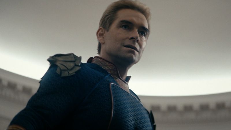 patriota nella scena del combattimento di the boys 5x08