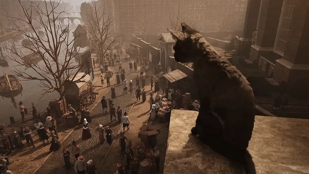 Aaron in forma di gatto esplora Amsterdam nel gameplay di 1666 Amsterdam, le novità di Top Games