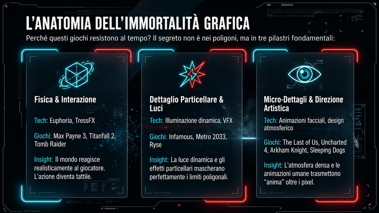 I tre pilastri che rendono immortali questi videogiochi vecchi con grafica devastante