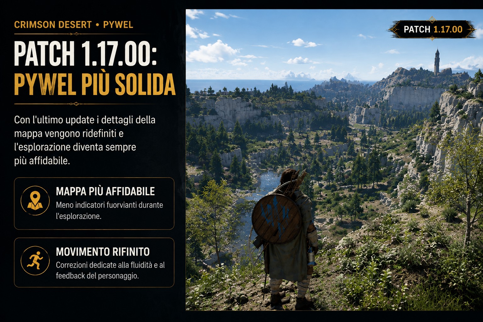 crimson desert patch 1.17.00 cambia tutto