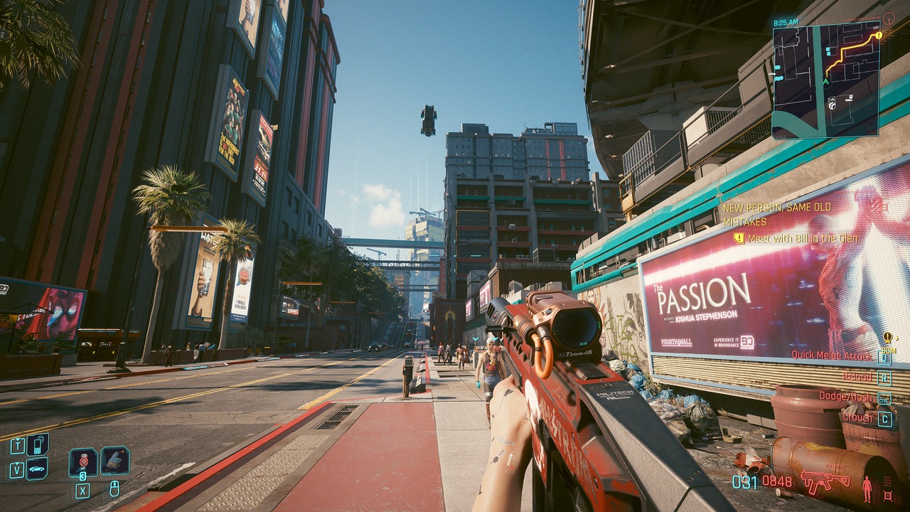 Cyberpunk 2077 Ultimate Edition e l'esplorazione della futuristica Night City