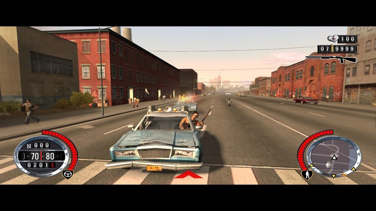 Driver Parallel Lines durante un inseguimento automobilistico nella New York del gioco