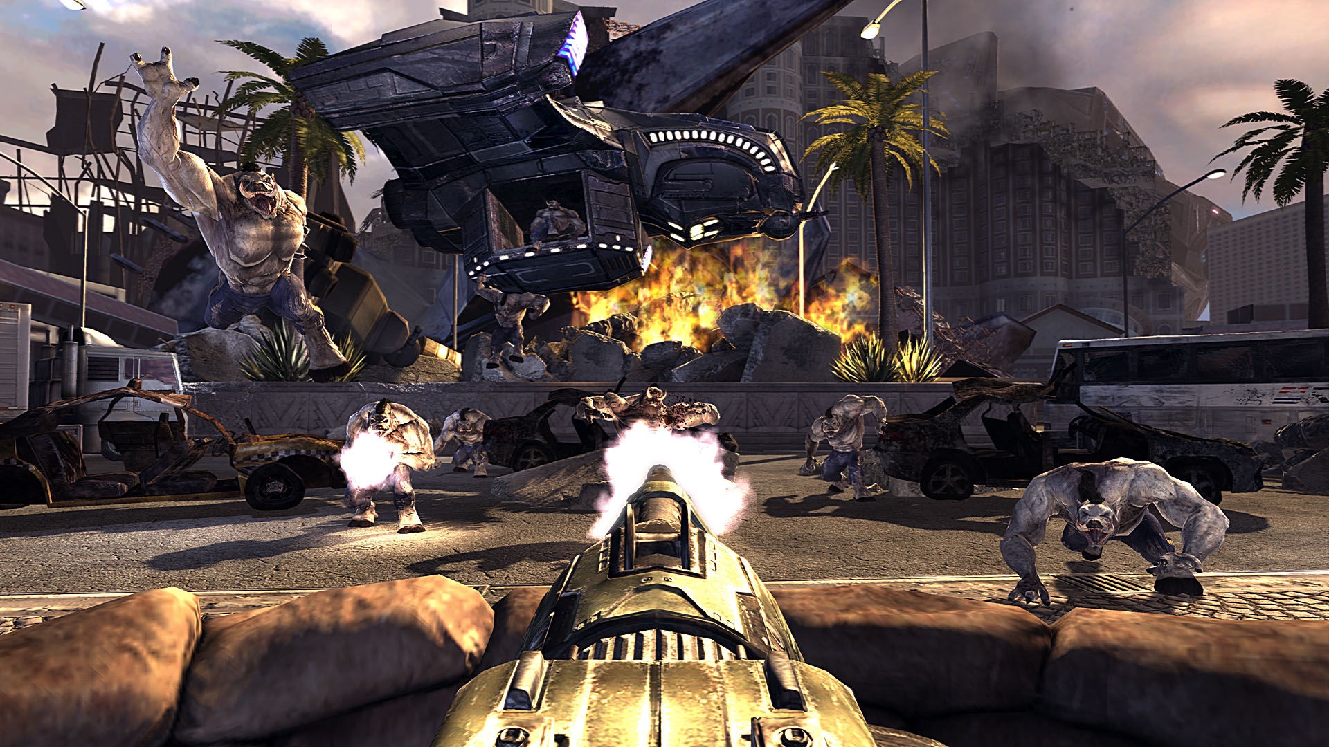 Duke Nukem Forever durante un combattimento nella classifica Top Games dei giochi che continuiamo a difendere
