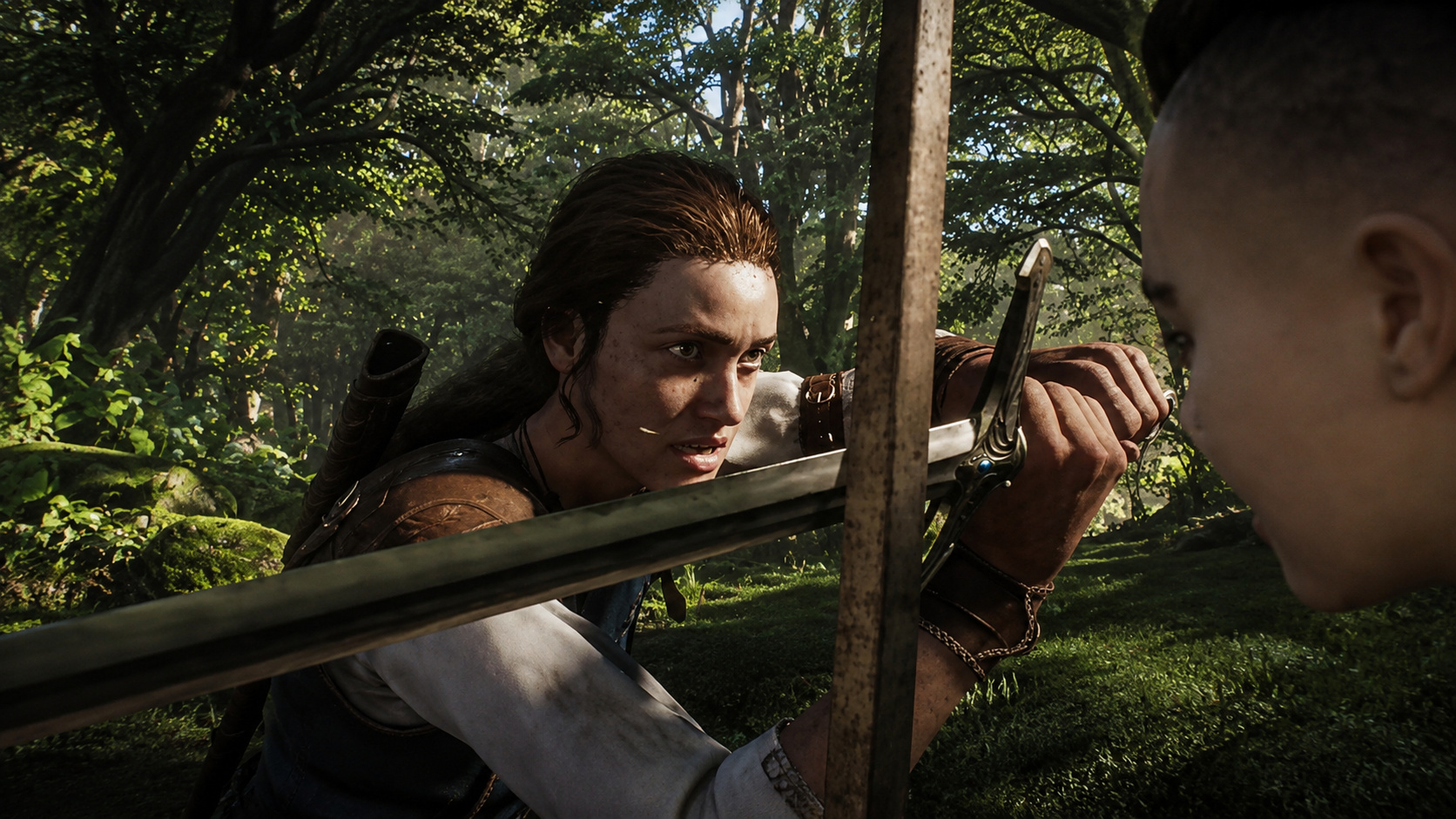 Combattimento con la spada nel nuovo gameplay di Fable