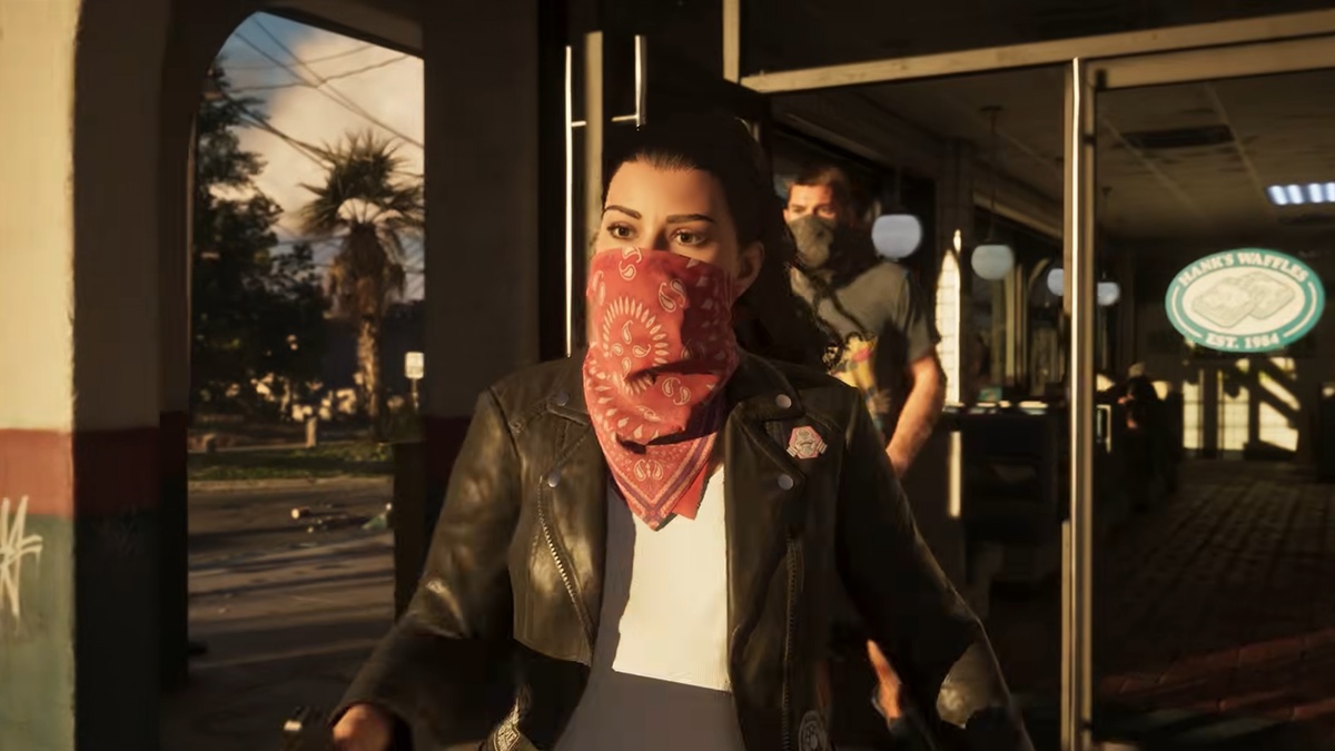 Lucia e Jason durante una rapina nell'Extended Look di GTA VI