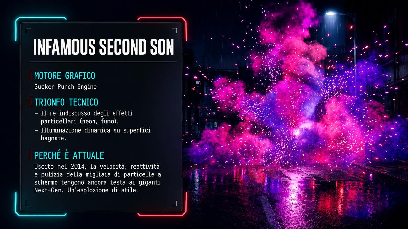 Gli straordinari effetti particellari di Indamous second Son