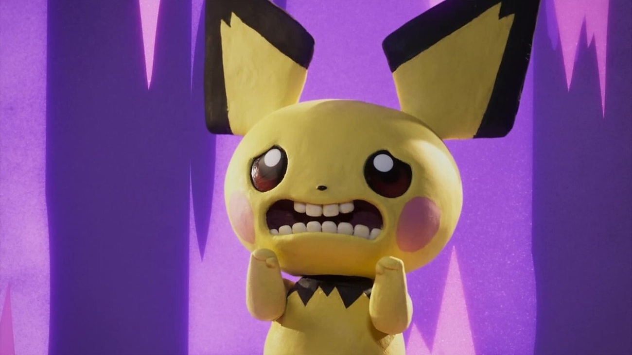 Pichu in una scena di Pokémon Tales nelle notizie Top Games dedicate alla serie Aardman
