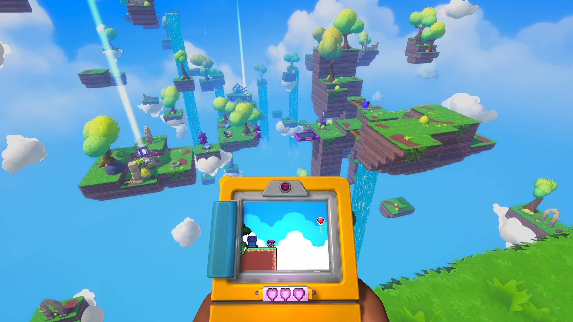 Screenbound mostra il Qboy e il gameplay simultaneo tra mondo 2D e ambiente 3D