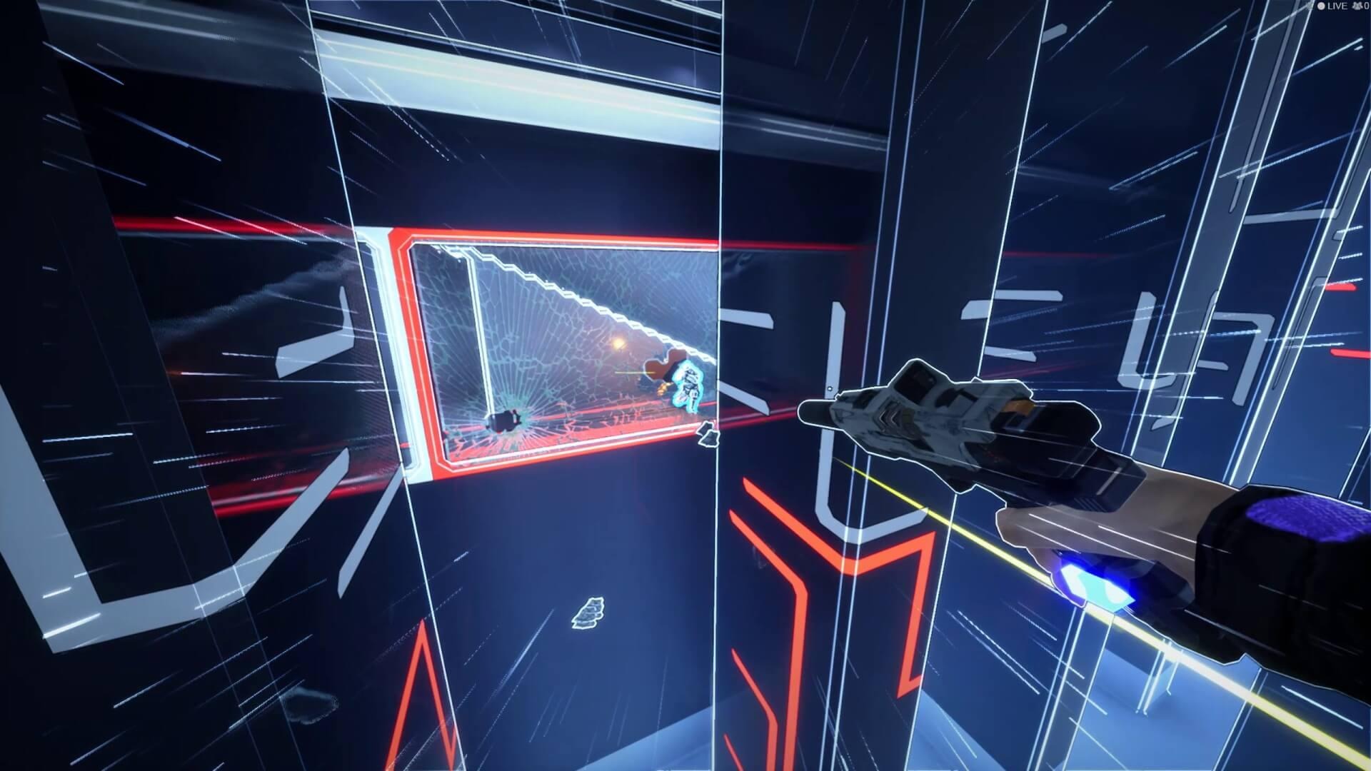 Gameplay di Severed Steel tra parkour, sparatorie e ambienti distruttibili